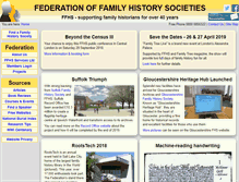 Tablet Screenshot of familyhistoryonline.net
